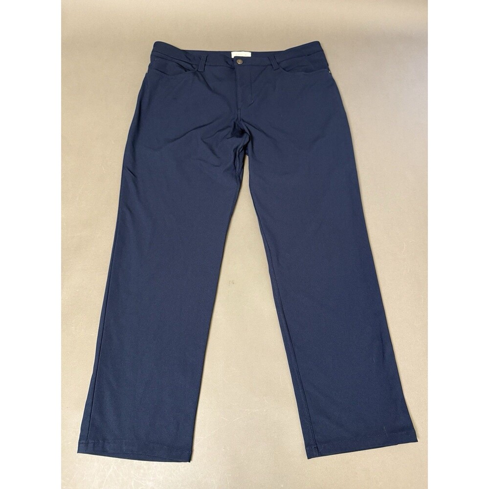 RYE 51 Voyager Collection Mens 36x30 Navy Blue Chino Pants Casual Performance